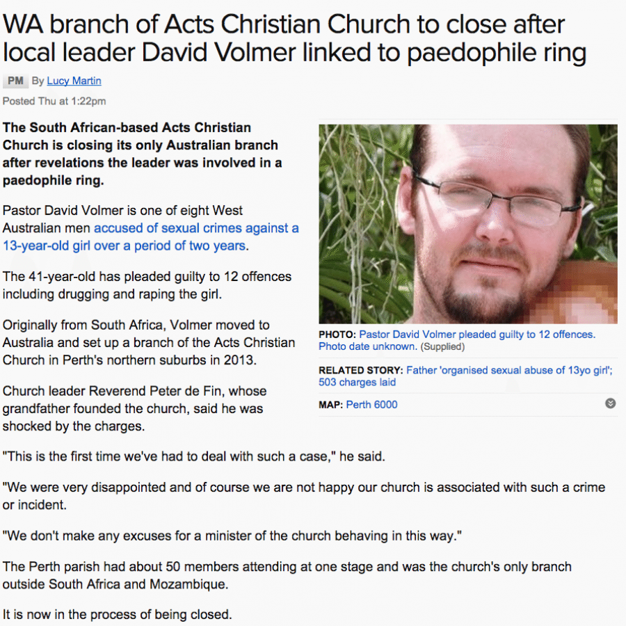 2015-08-01 David Volmers church to close