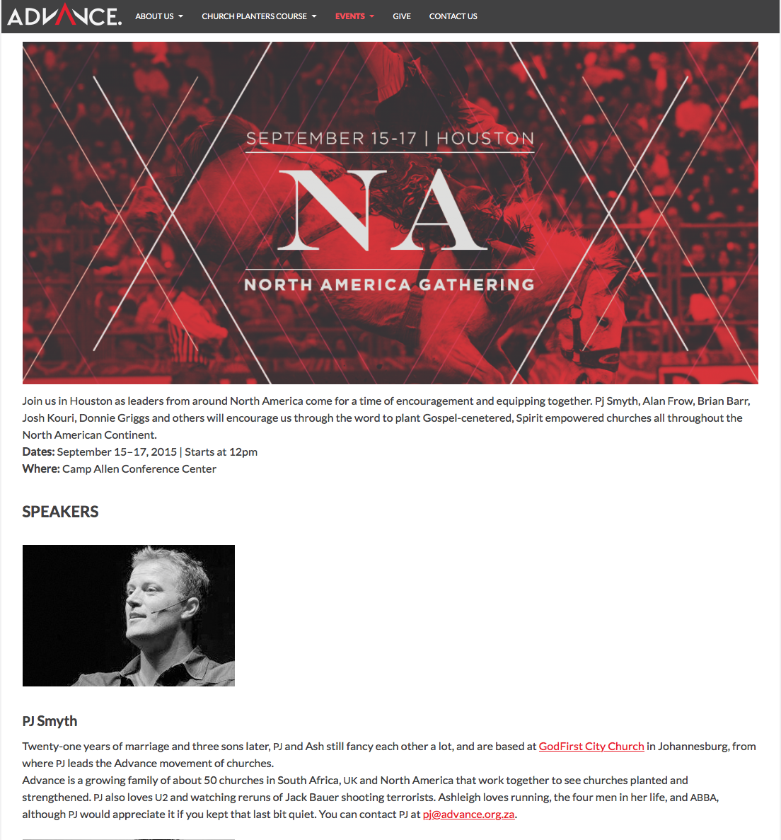 2016-02-04 Advance NA Conference