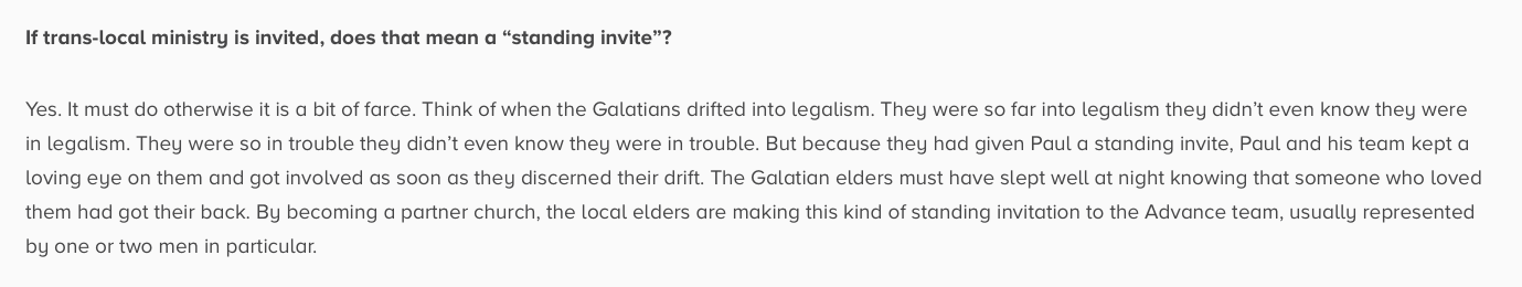 2016-02-04 Advance apostles standing invites