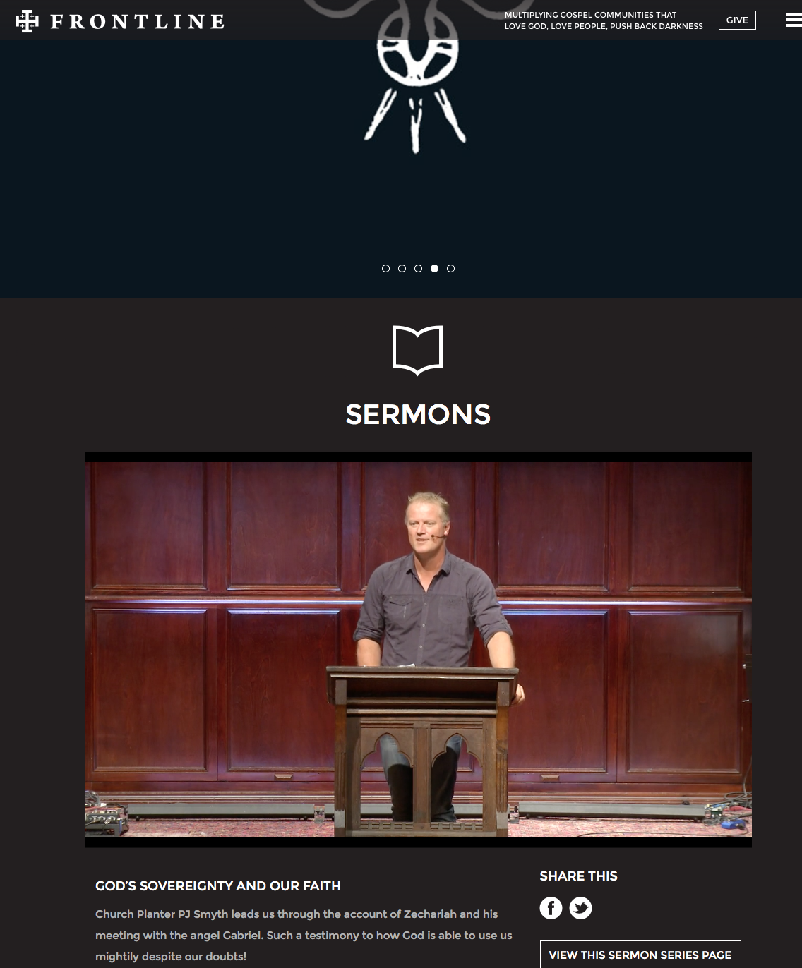 2016-02-04 PJ Smyth preaching at Frontline OKC 1-24-2106