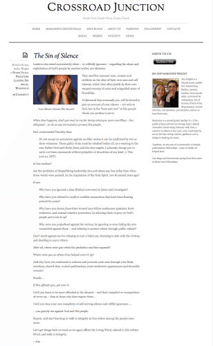 2016-03-24 The Sin of Silence