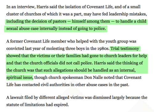 2016-04-04 Josh Harris admits they did not go to police Wash Post 1-30-2015