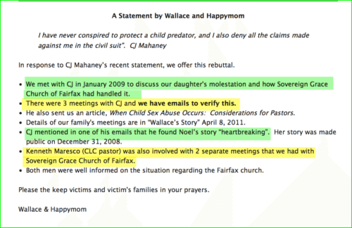 2016-04-17 Statement by Wallace and Happymom