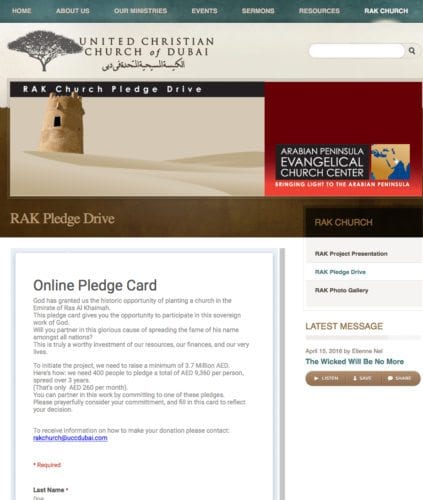 2016-04-21 RAK pledge drive