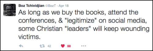 2016-05-12 Boz on legitimizing Mahaney