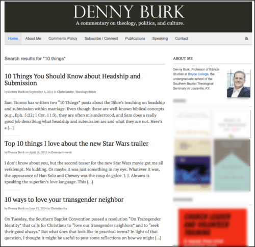 2016-09-08 Denny Burk number titles