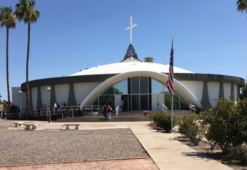 2016-7-3 Driscolls church with Andy Girton in door