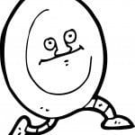 cartoon plate running away